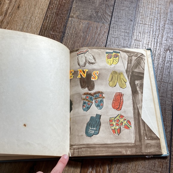 One Mitten Lewis by Helen Kay Vintage Hard Cover Book - Picture 3 of 13